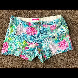 Lilly Pulitzer size 14 stretchy shorts.